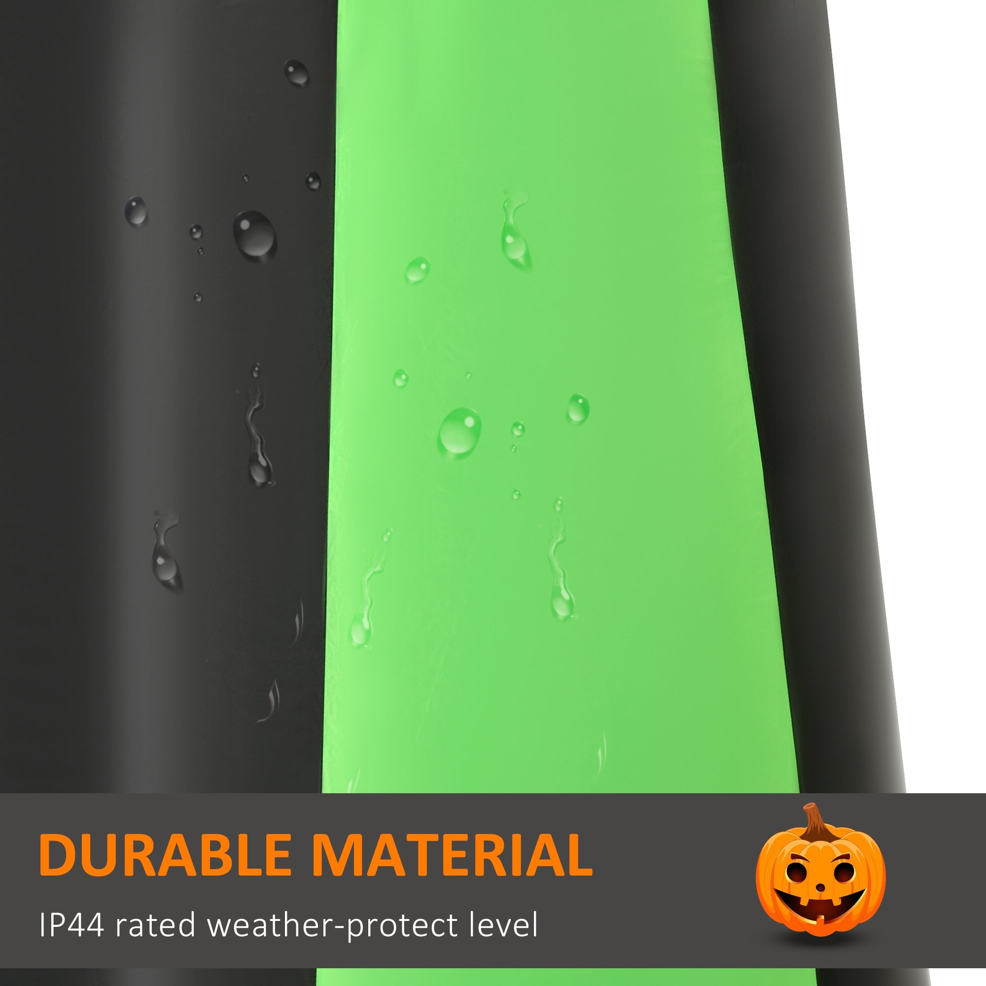 9FT Inflatable Halloween Pumpkin Ghost with Build-in LED, Outdoor Lighted Blow Up Inflatables