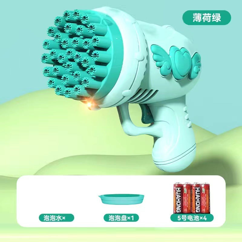 Angel Bubble Gun Gatling Bubble Blaster