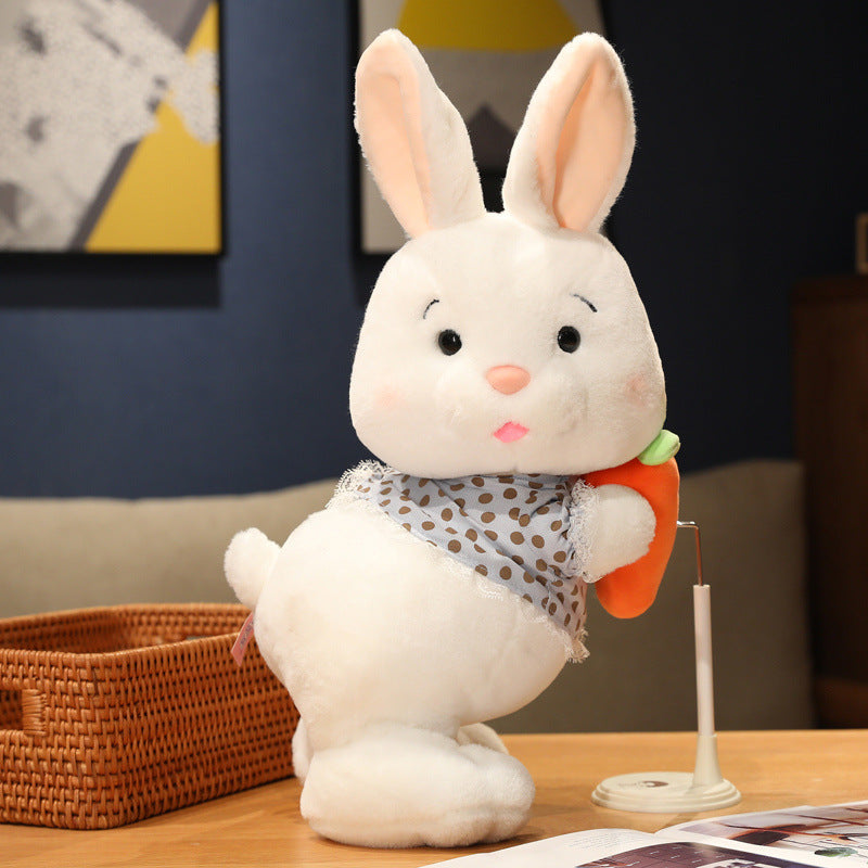 Bunny-Shaped Plush Carrot Doll Toys
